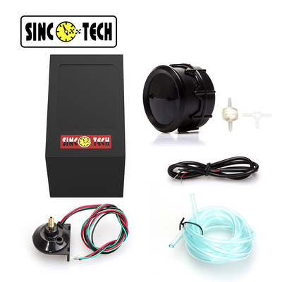 LED 2'' Vacuum Gauge Bar Turbo Meter Sinco Tech 6113 Auto Mobile Led Display