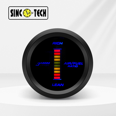 Sinco Tech LED 52mm Air Fuel Ratio Gauge A.F.R Auto Mobile Meter Led Display