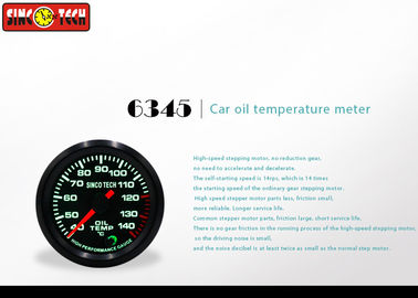Easy Installation Oil Temperature Meter / Electric Oil Temp Gauge With Alarm