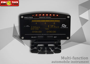 Professional Digital RPM Gauge ECU Revs Signal 8 LED Lights Advance Meter