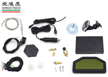 ABS Material Race Car Dashboard Digital LCD Display DO904 6.5 Inch Full Sensor Kit