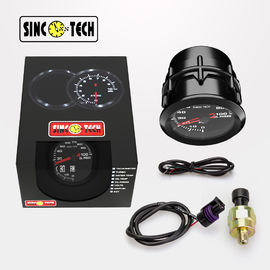 638 Sensor White Sinco Tech Dash Electric Oil Pressure Gauge