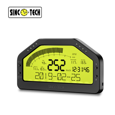 Sinco Tech DO903 Boost Turbo Gauge 6.5" OBDII With Bluetooth Multimeter Race Car Dashboard