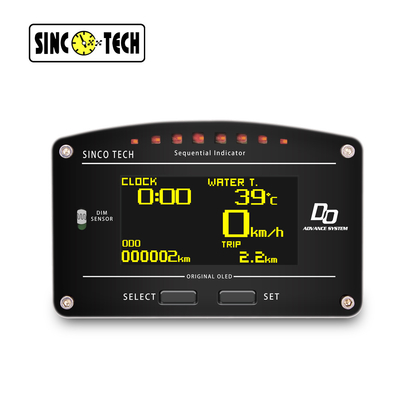 Sinco Tech DO907 OLED Display Car Dashboard Digital Exhaust Gas Temperature Gauge 	Turbo Psi
