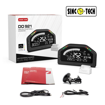 Do921 Sinco Tech OBD2 6.5 Inch Rpm9000 LCD Screen 12V Multimeter Race Car Dashboard