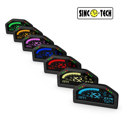 OBD2 6.5 Inch Multimeter Race Car Dashboard Do921 Sinco Tech Rpm9000 LCD Screen