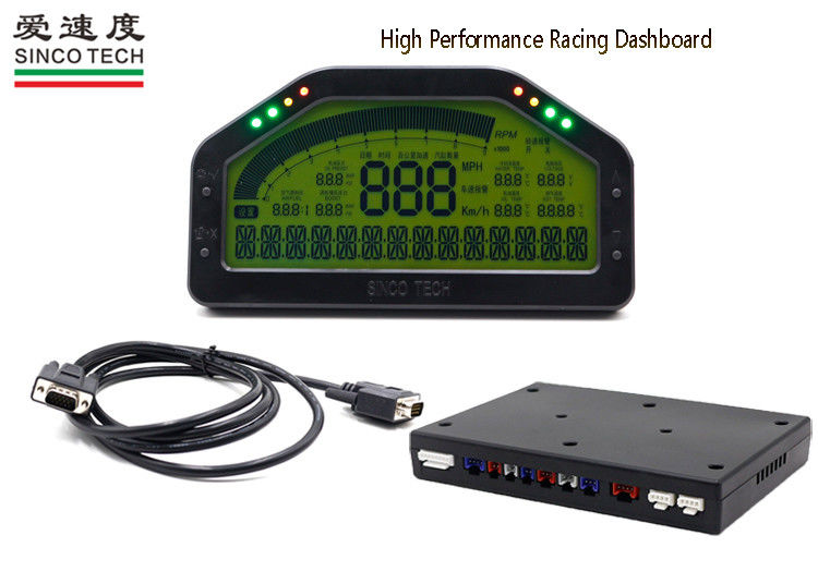 SINCO TECH Oil Temperature Gauge Racing Combination LCD Display DO908