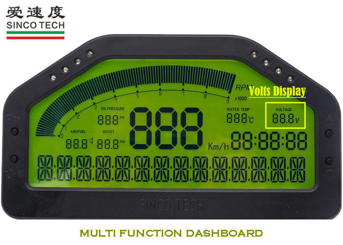 Bluetooth Combined Car Digital Voltmeter 6.5 Inch Data Accuracy CE Approved