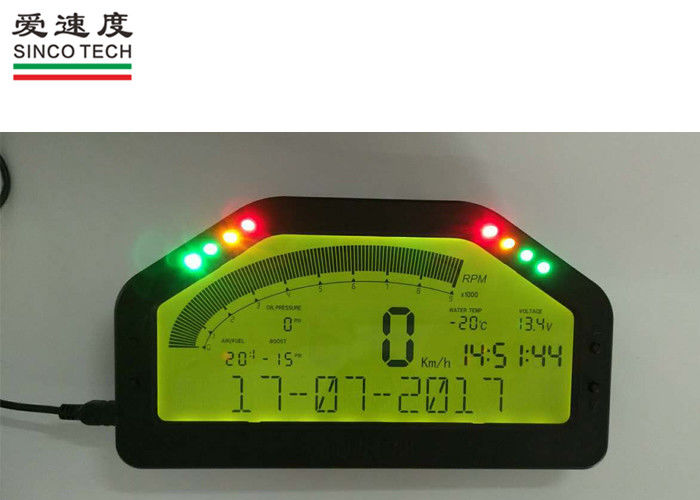 BT Connection Race Car Dashboard DO904 Full Sensor Kit LCD display panel