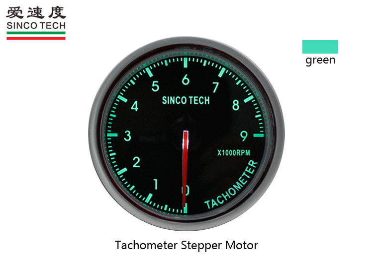 Digital Race Car Gauges 60mm Tachometer Green Color 12v DO 6350 RPM Display
