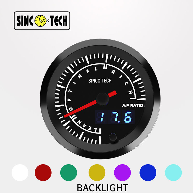 636 Sensor 7 Color Sinco Tech Dash Fuel Air Ratio Gauge