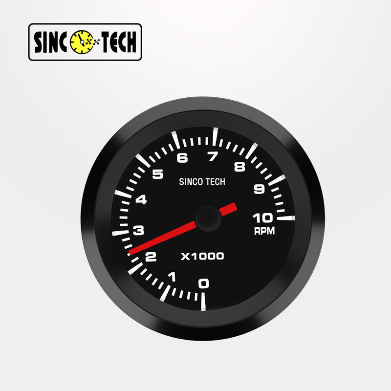638 Sensor White Sinco Tech Dash Rpm Meter Digital Gauge