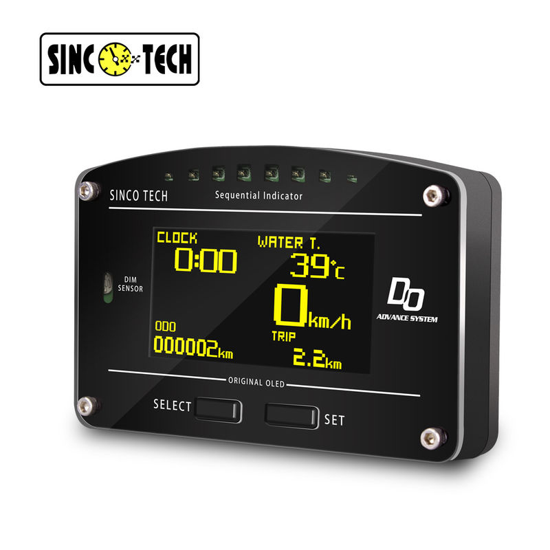 Sinco Tech Race Car Dashboard 2.5 Inch DO907 Oil Pressure Gauge