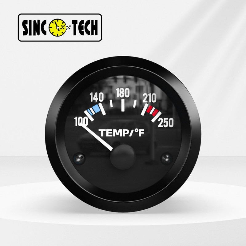 Universal 2" 52mm Water Temperature Gauge – 100-250°F, 12V Car Racing Temp Meter