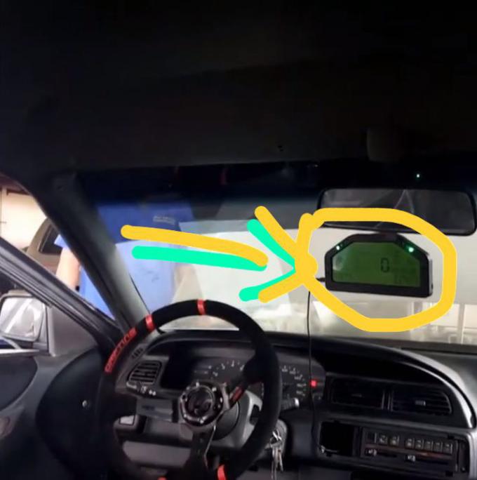 Easy Install Race Car Dashboard Universal Type 6.5 Inch For OBD II